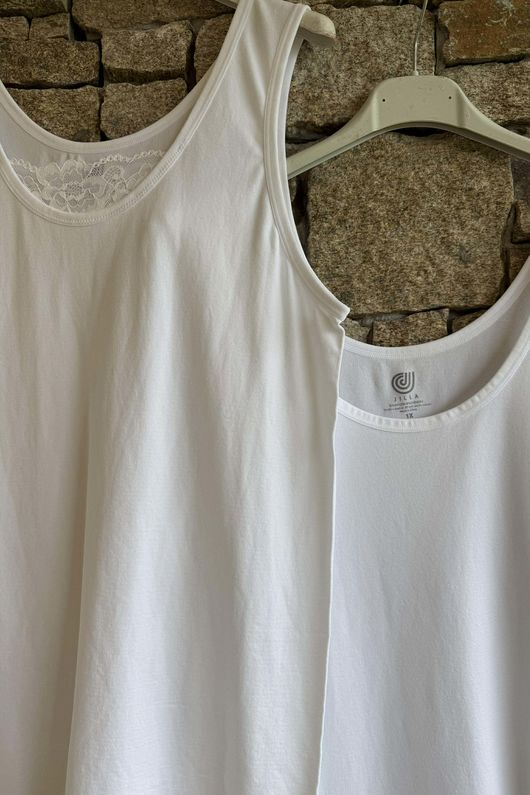 Seamless Smoothing Vest Pack White